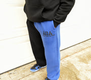 ADA Sweatpants (Black & Blue)