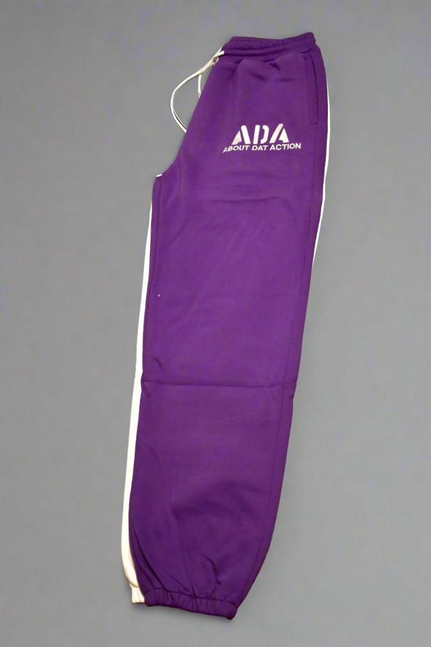 ADA Sweatpants (Purple & White)